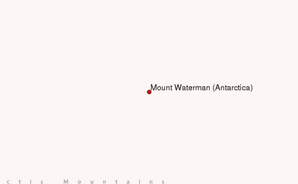 Mount Waterman (Antarctica) Location Map