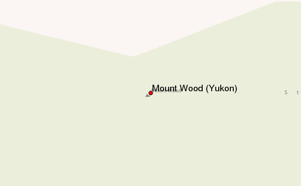Mount Wood (Yukon) Location Map