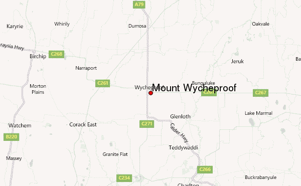 Mount Wycheproof Location Map