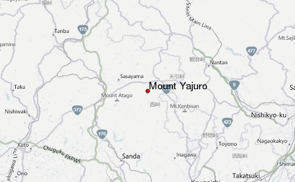 Mount Yajuro Location Map