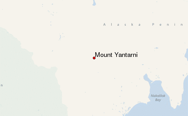 Mount Yantarni Location Map