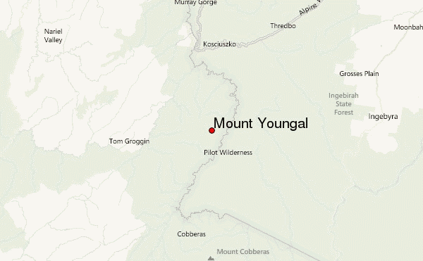 Mount Youngal Location Map