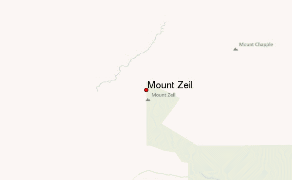 Mount Zeil Location Map