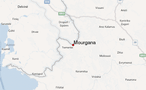 Mourgana Location Map