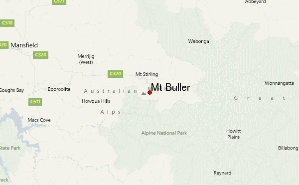 Mt Buller Location Map