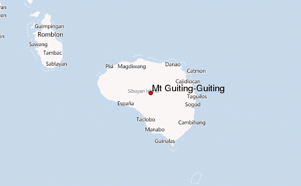 Mt Guiting-Guiting Location Map