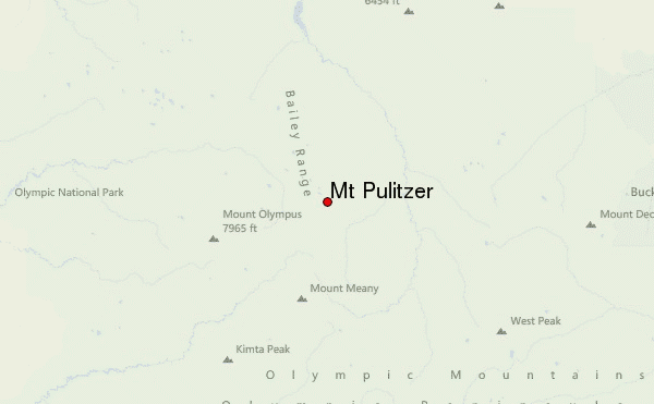 Mt Pulitzer Location Map