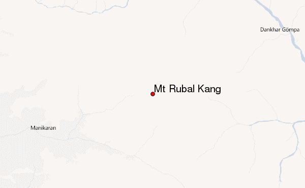 Mt Rubal Kang Location Map