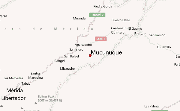 Mucunuque Location Map