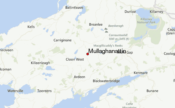 Mullaghanattin Location Map