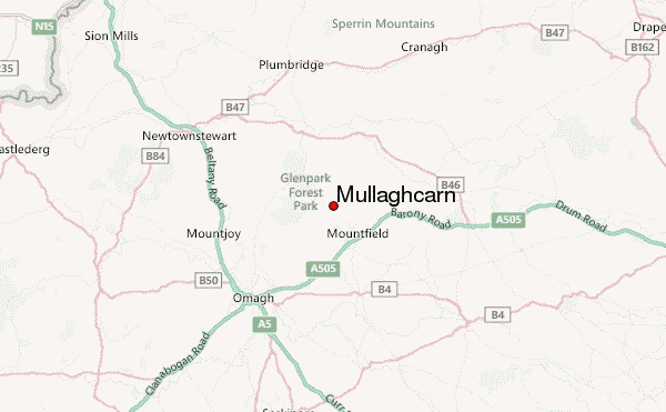 Mullaghcarn Location Map