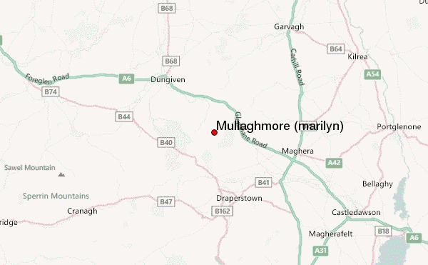 Mullaghmore (marilyn) Location Map