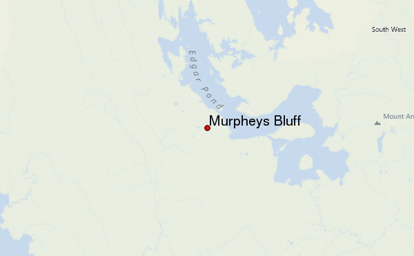 Murpheys Bluff Location Map