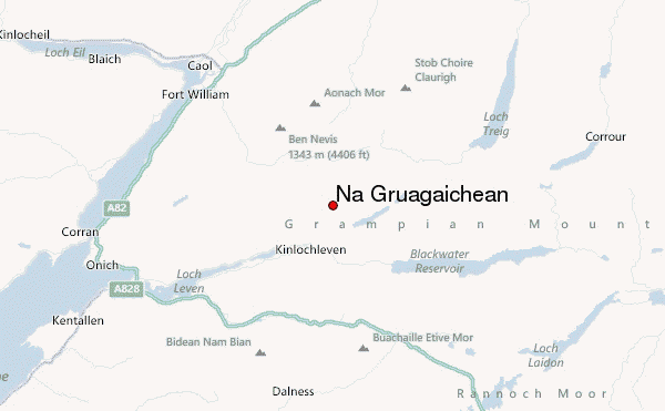 Na Gruagaichean Location Map