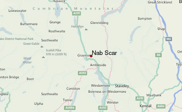 Nab Scar Location Map