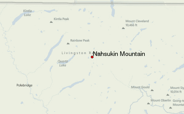 Nahsukin Mountain Location Map