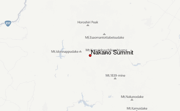 Nakano Summit Location Map