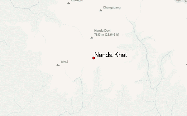 Nanda Khat Location Map