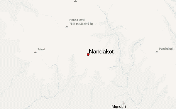 Nandakot Location Map