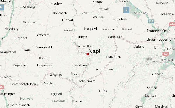 Napf Location Map
