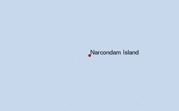 Narcondam Island Location Map