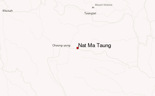 Nat Ma Taung Location Map