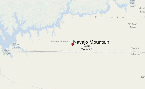 Navajo Mountain Location Map