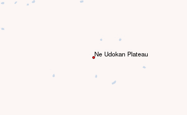 Ne Udokan Plateau Location Map