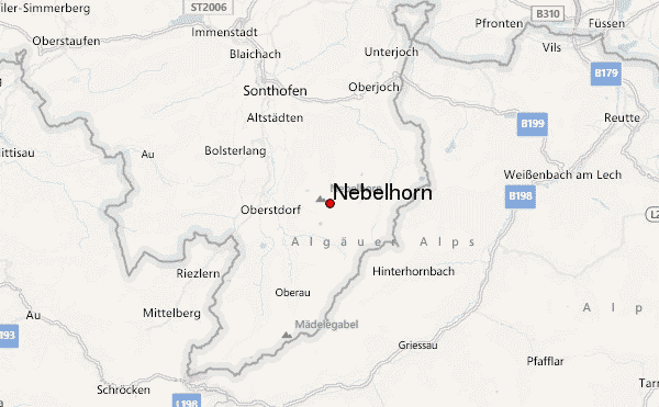 Nebelhorn Location Map
