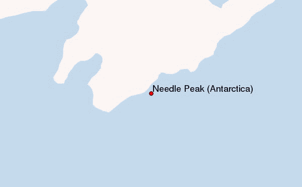 Needle Peak (Antarctica) Location Map