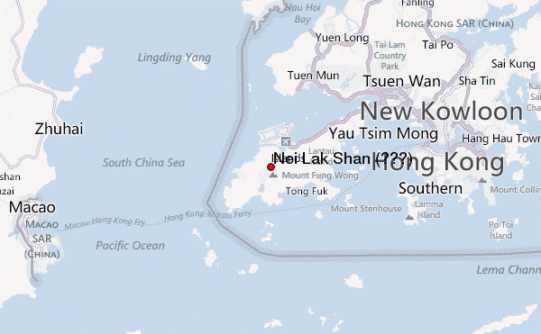 Nei Lak Shan (彌勒山) Location Map