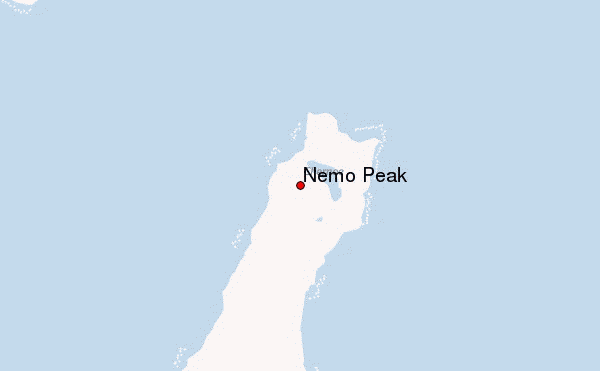 Nemo Peak Location Map