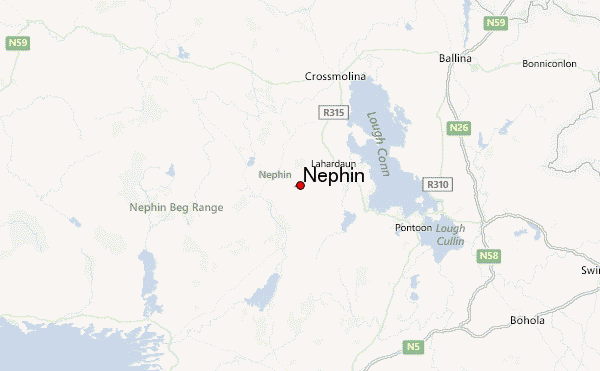 Nephin Location Map