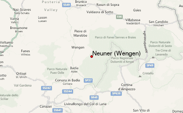 Neuner (Wengen) Location Map