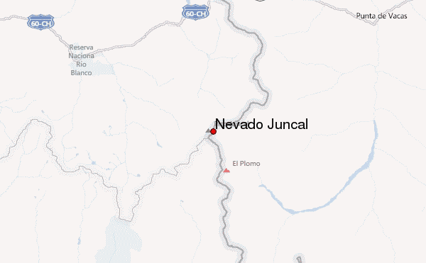 Nevado Juncal Location Map