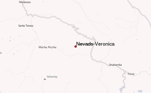Nevado Veronica Location Map