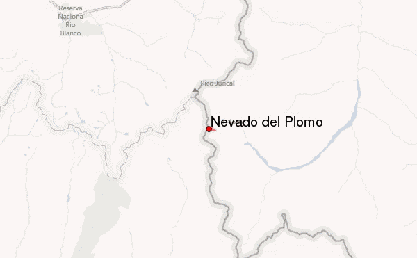 Nevado del Plomo Location Map