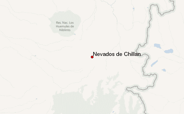 Nevados de Chillán Location Map