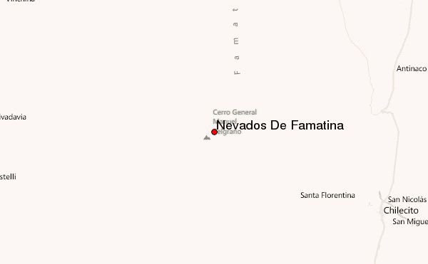Nevados De Famatina Location Map