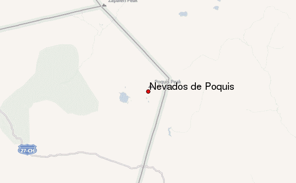 Nevados de Poquis Location Map