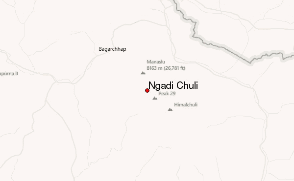 Ngadi Chuli Location Map