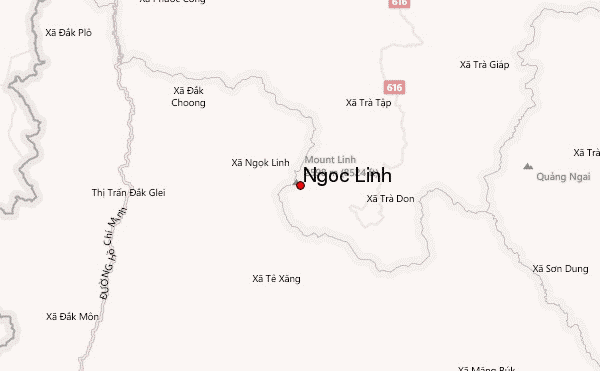 Ngoc Linh Location Map