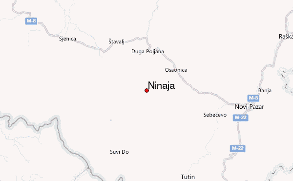 Ninaja Location Map