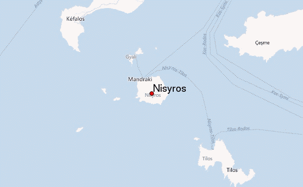 Nisyros Location Map
