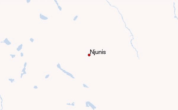 Njunis Location Map