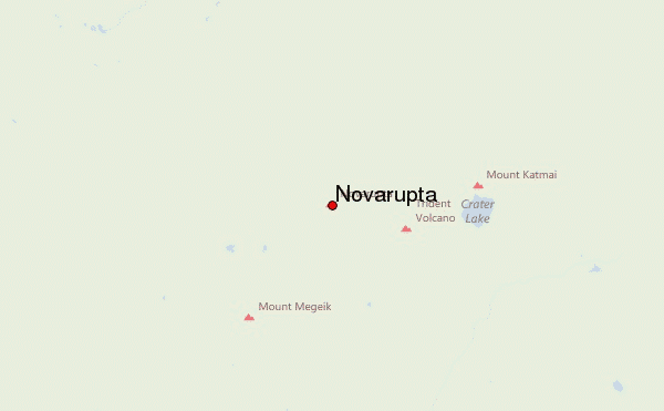Novarupta Location Map