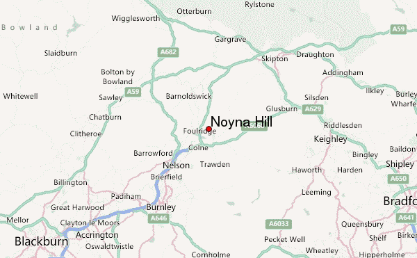 Noyna Hill Location Map