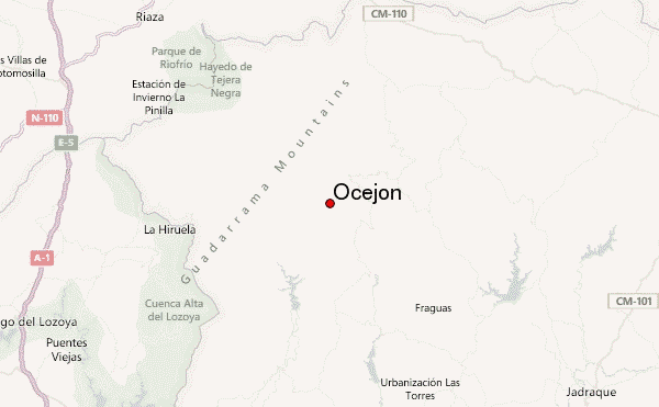 Ocejon Location Map