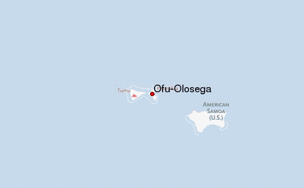 Ofu-Olosega Location Map