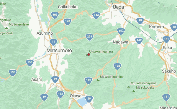 船窪小屋 Location Map